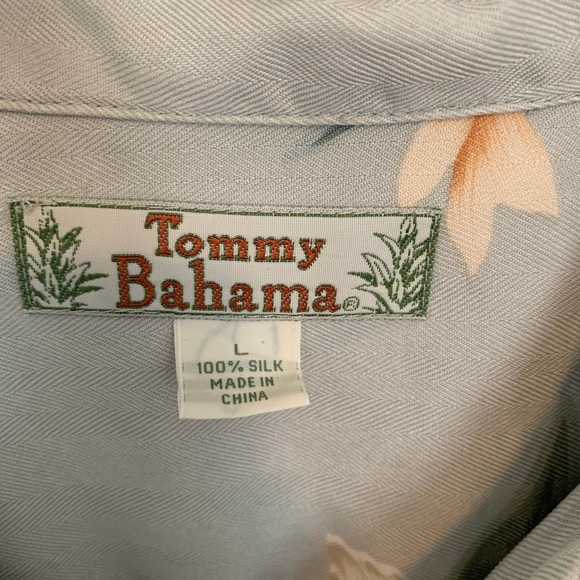 Men’s Tommy Bahama Silk Hawaiian Floral Button Down Shirt XL - Picture 6 of 12